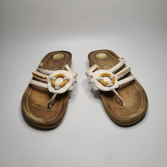 Earth Shoe Gelron 2000 Pueblo Women's Thong Sandal, Size 10 - Picture 1 of 7